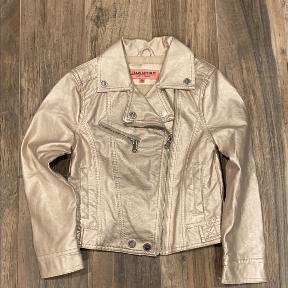 Urban Republic Girls Faux Leather Moto Jacket